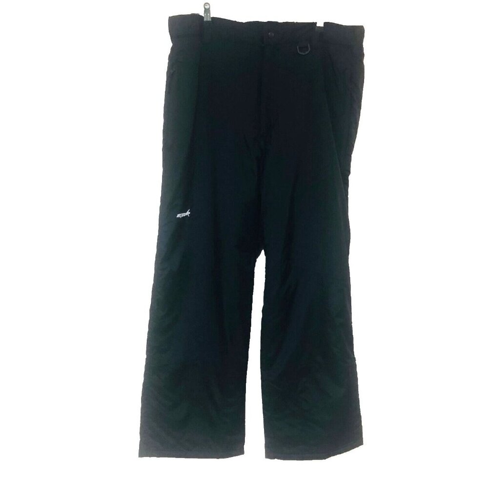 SKIGEAR Black Nylon Winter Ski Pants‎ Men's XL Activewear Boarding 36 x 31.5